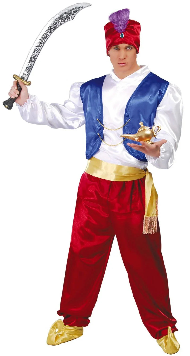 Disfraz de Genio de la Lámpara Mágica para Hombre Genio de la Lámpara Guirca